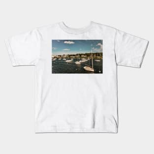 Falmouth Harbor, Cape Cod Kids T-Shirt